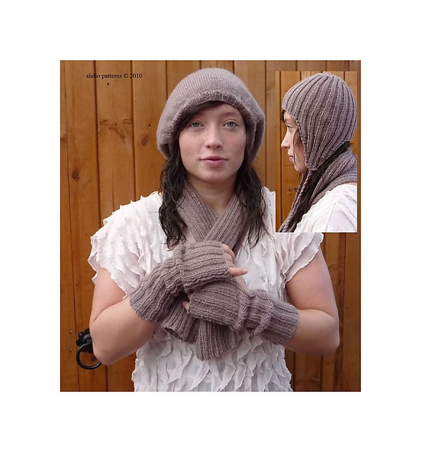 155 Hat, Wrist Warmers & Scarf