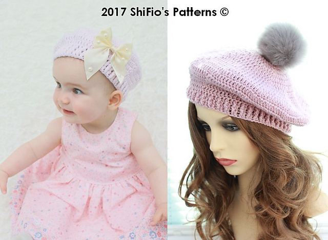 Bonnie Baby to Adult Beret #HCP5