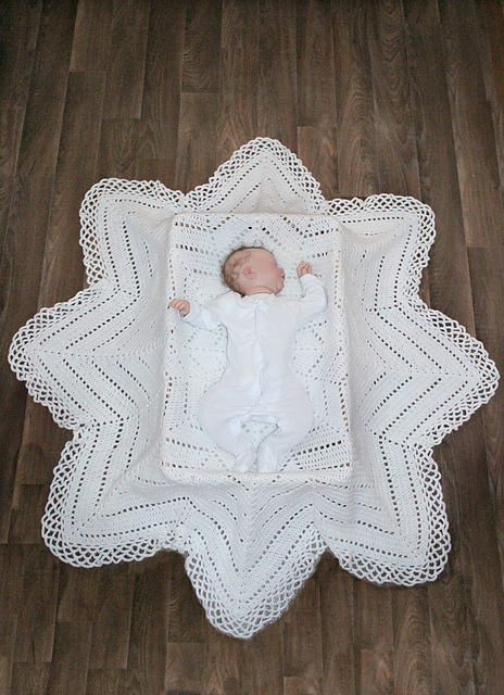 8-Ruffles & Bows Baby Shawl