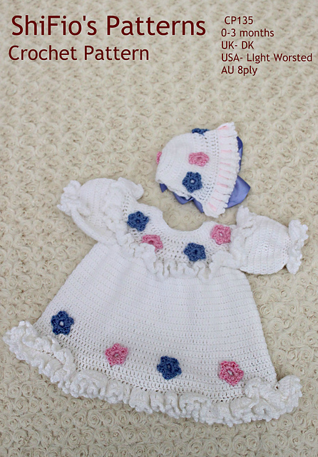 135 Maggie's Dress & Bonnet