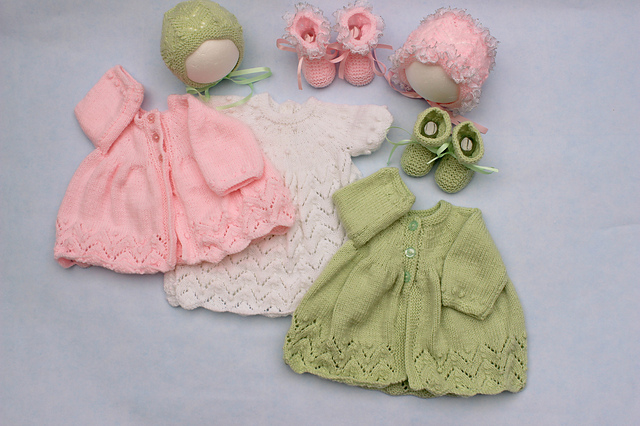 Matinee & dress set