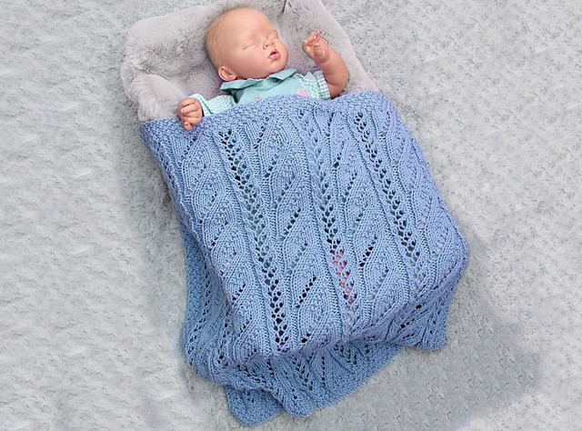 Cable & Lace Blanket
