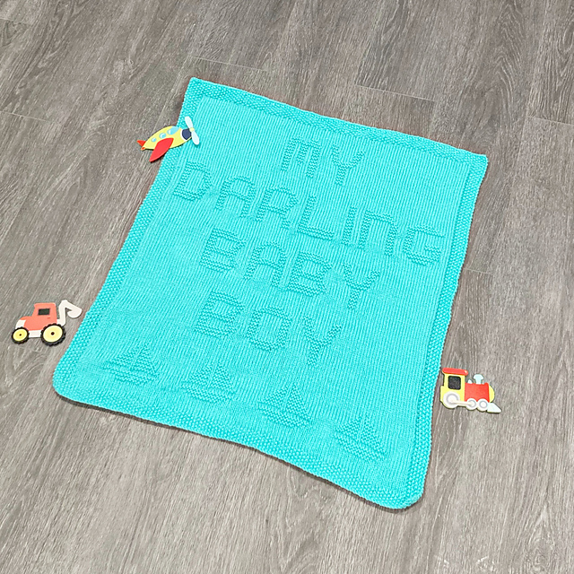 Darling Baby Boy Blanket