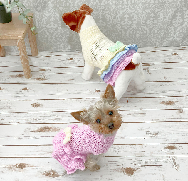Ravelry: Dog Dress #495 pattern by ShiFio's Patterns
