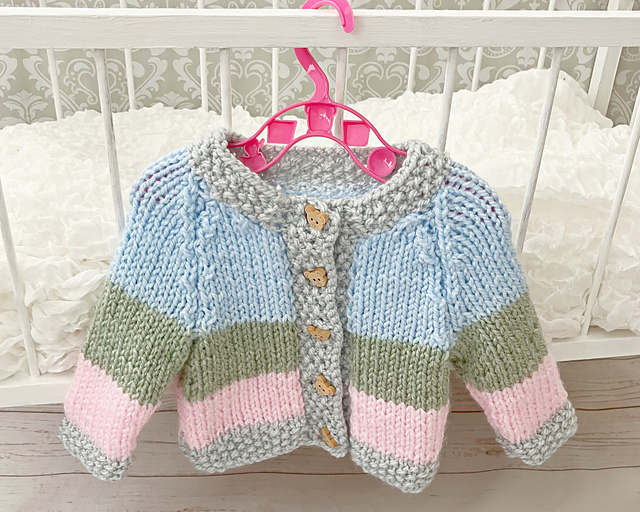 Chunky Baby Cardigan 696