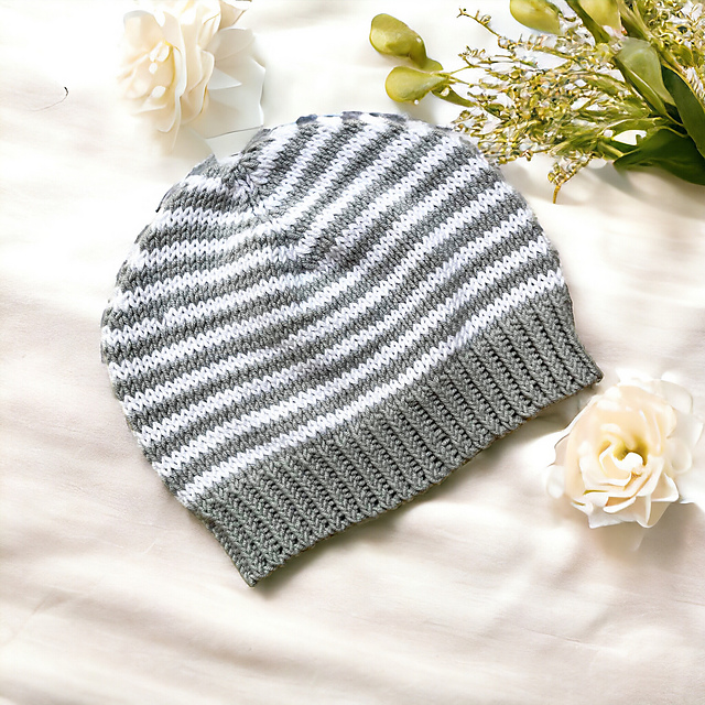 Striped Baby Hat
