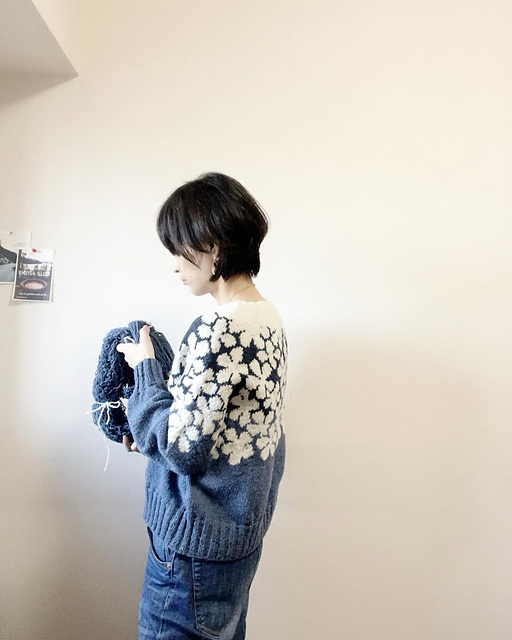 Ravelry: Drawing Sweater pattern by Tomomi Yoshimoto