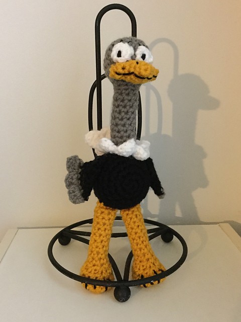 Amigurumi Olivia the Ostrich