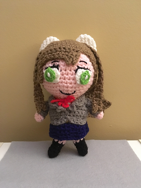 Amigurumi Chibi School Girl