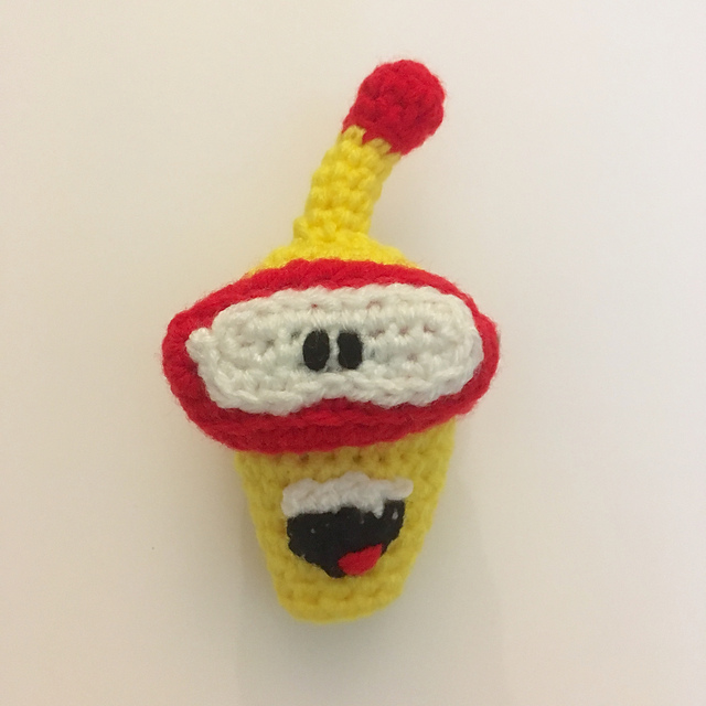 Amigurumi Goggles the Robot