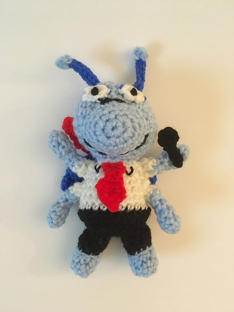 Amigurumi Little Blue Bug