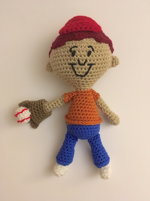 Baseball Boy with Red Hat