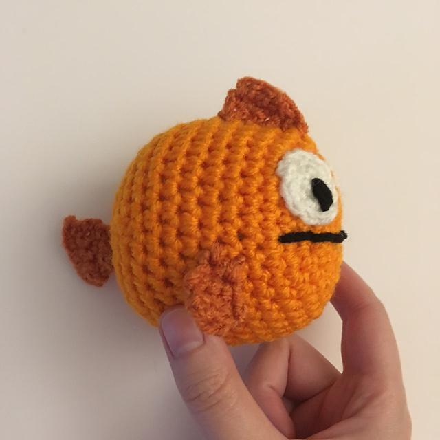 Amigurumi Orange Fish