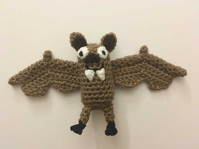 Amigurumi Brown Bat