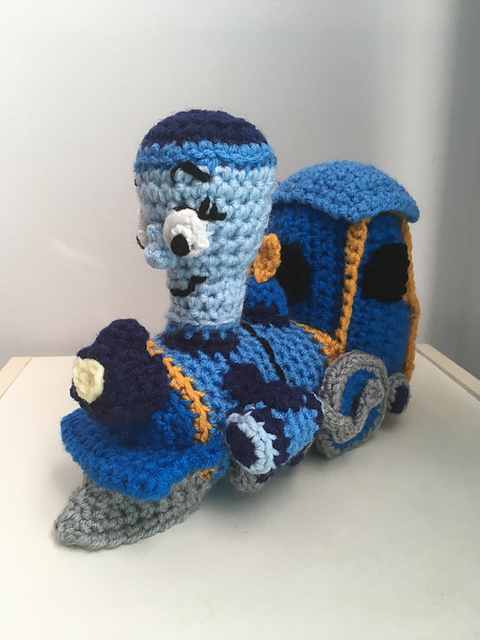 Amigurumi Little Blue Train