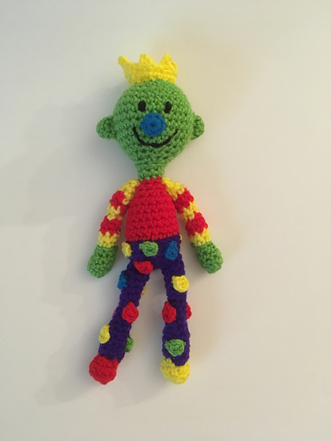 Amigurumi Polka Dot King