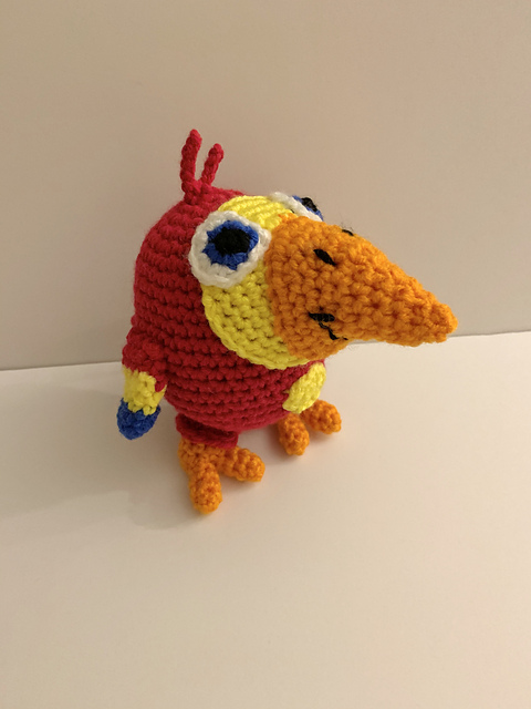 Amigurumi Tropical Parrot