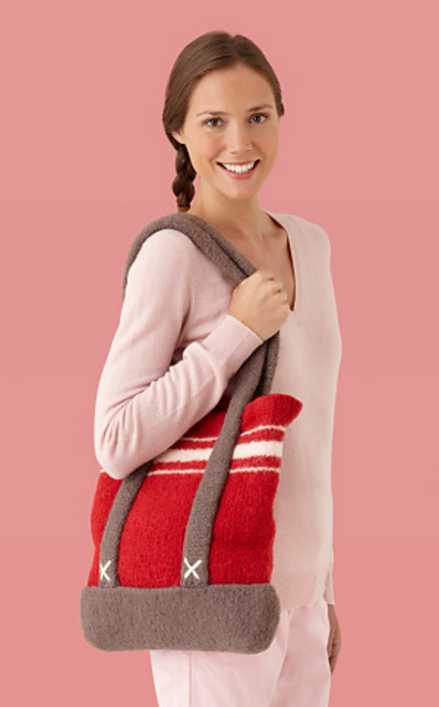 Loom Knit and Felted Everyday Tote