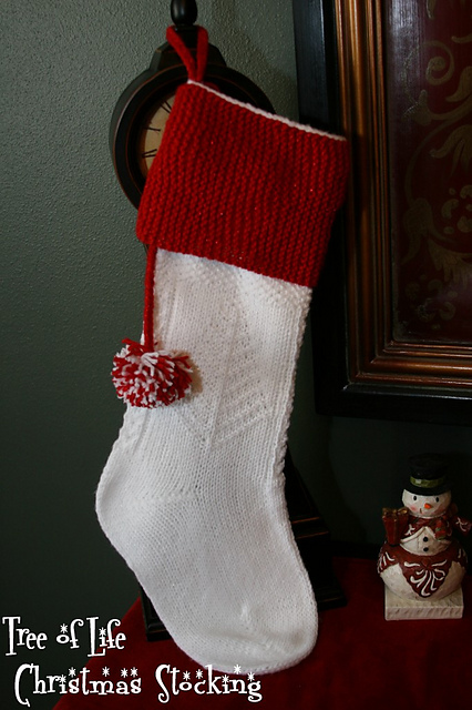 Tree of Life Christmas Stocking