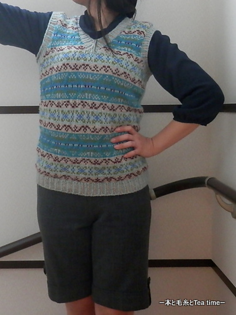 p.019 Fair Isle Vest