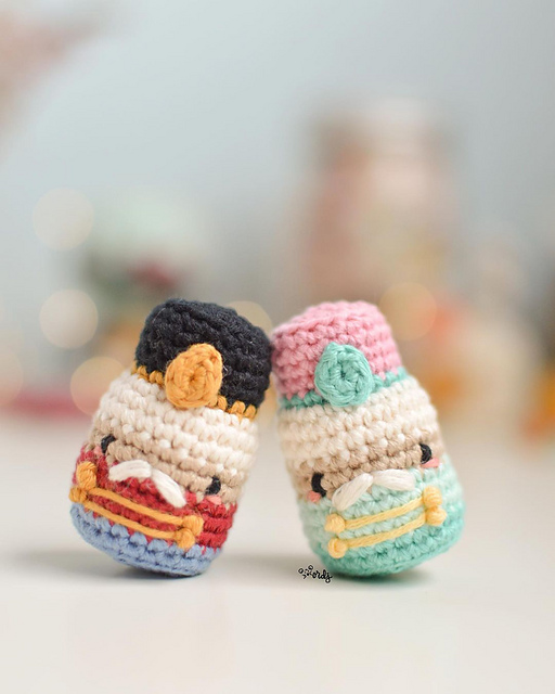 Mini Soldier-Nutcracker Amigurumi