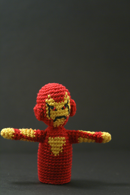 Iron Man finger puppet