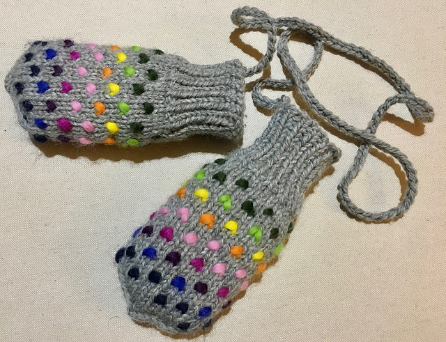 Toddler Thrum Mitts