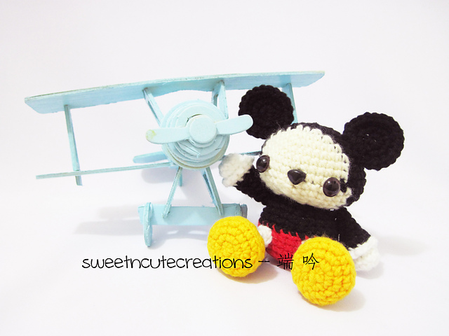 amigurumi baby mickey