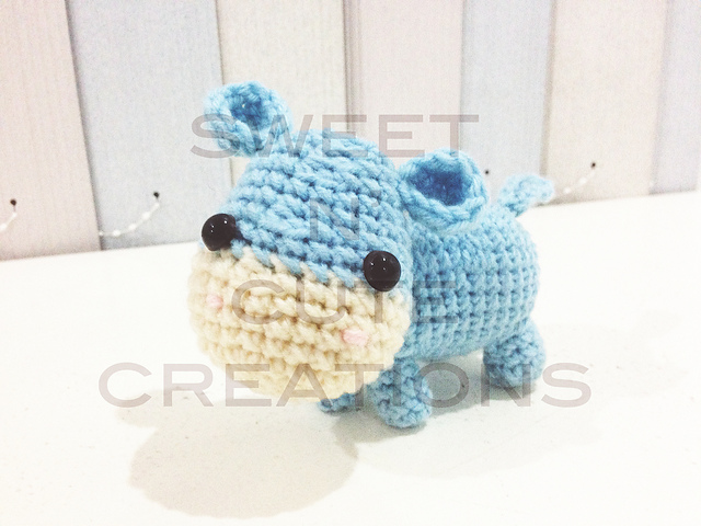 amigurumi ella the hippo
