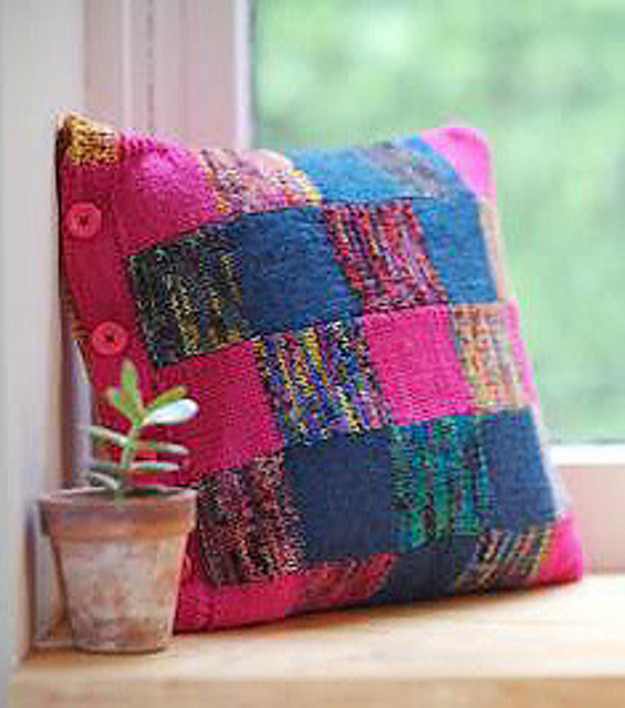 Potluck Patchwork Pillow