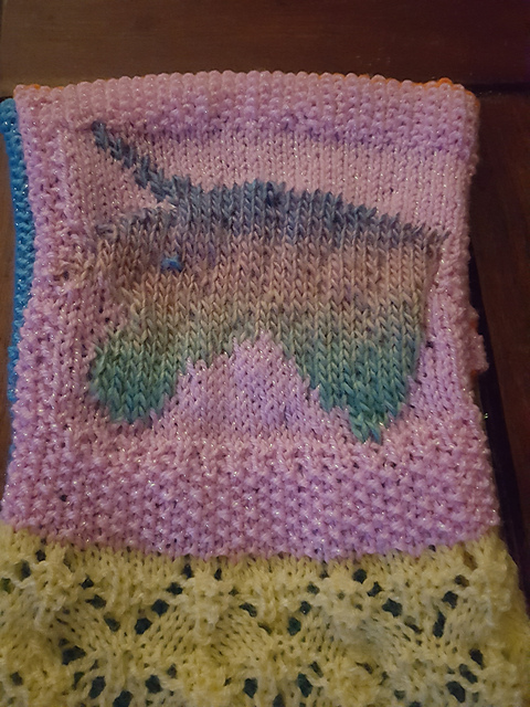 Three Unicorns Scarf