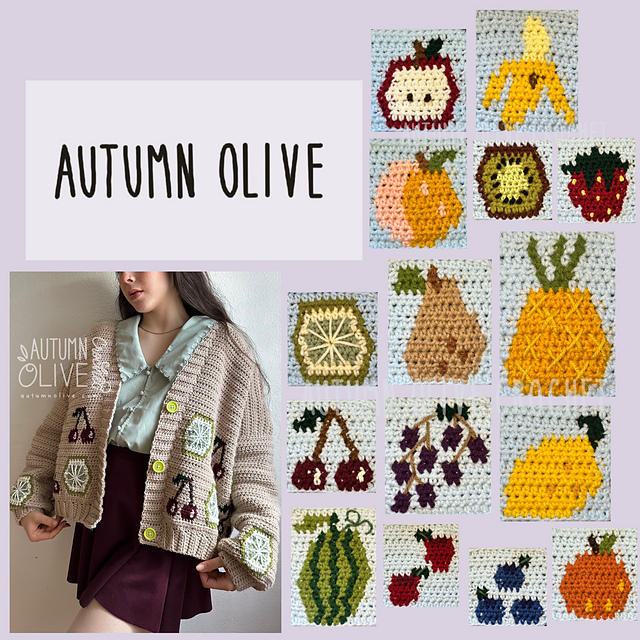 apples to oranges cardigans