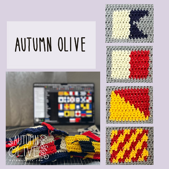 nautical flags colorwork