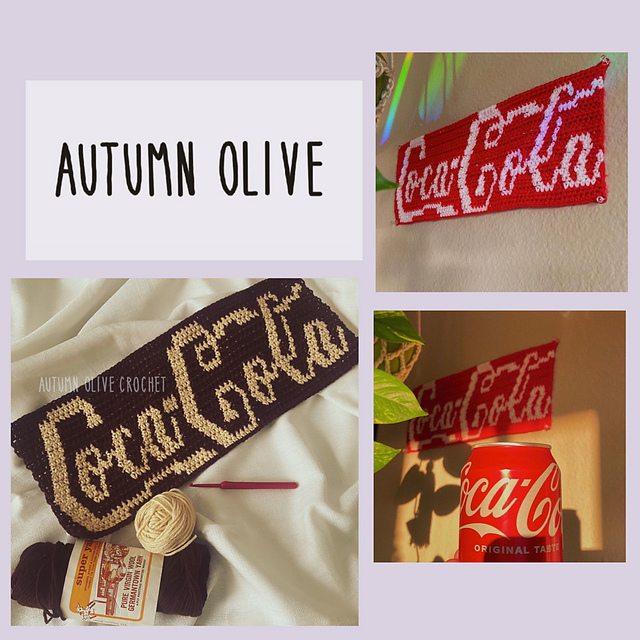 vintage cola colorwork graphic