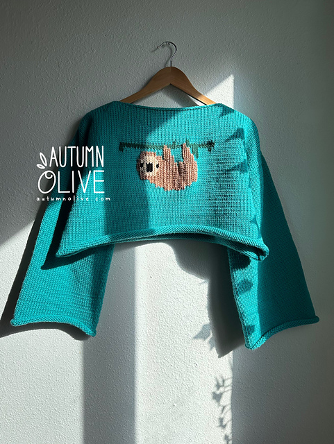 half double crochet but knit