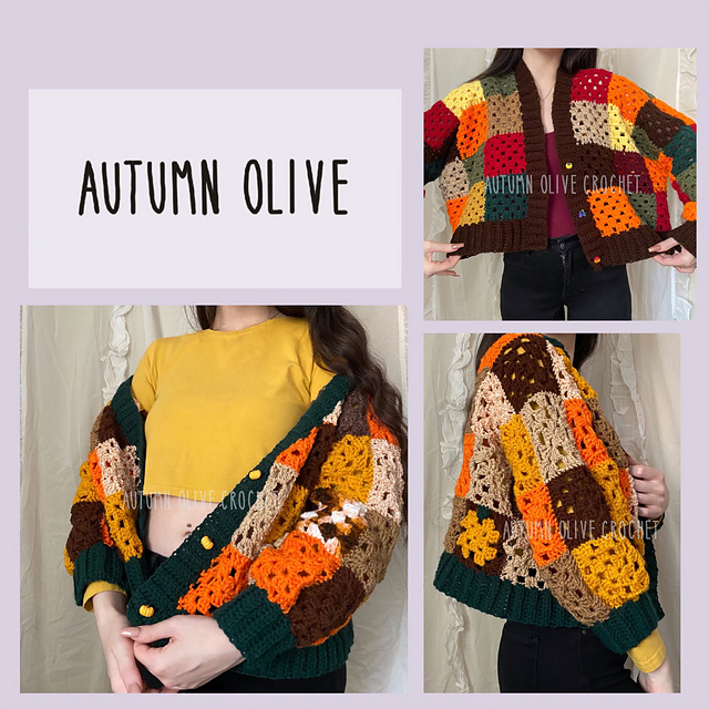garden patchwork cardigan