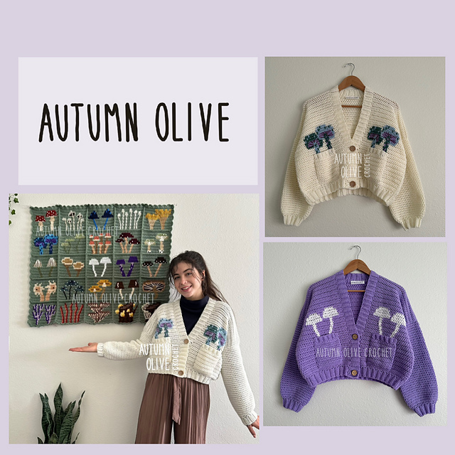 oh my fungi cardigans