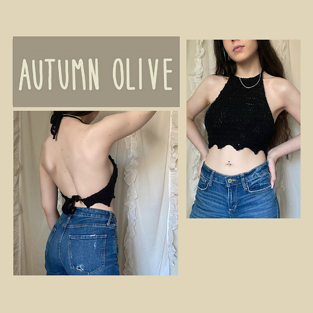 holly halter crop top