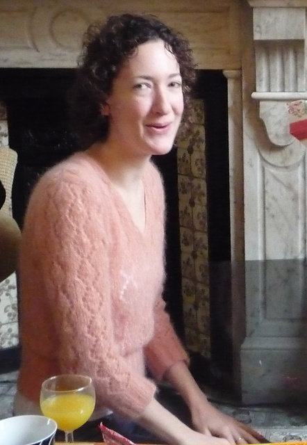 40 Sweater with Lace pattern