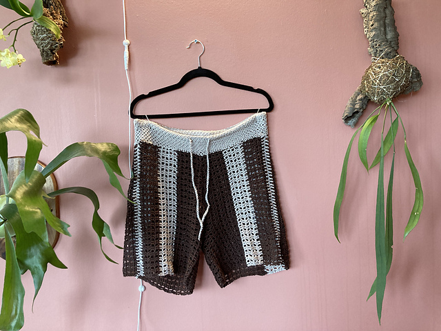 Summer Vertical Stripes Shorts