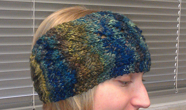 Lace Chevron Ear Warmer