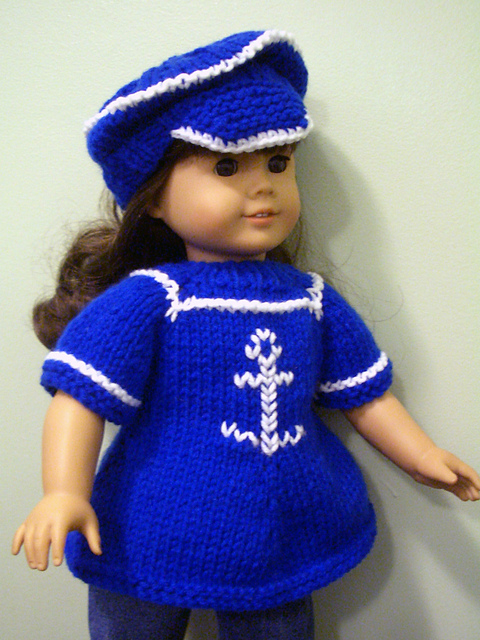18" AG doll Nautical set