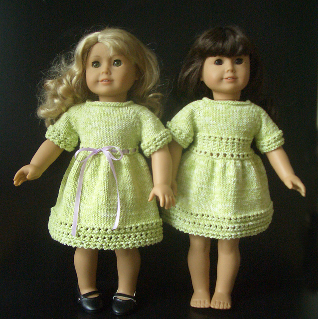 Lime Cooler doll dress