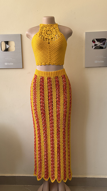 Apricity maxi skirt