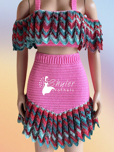 Pleated ruffle off-shoulder top