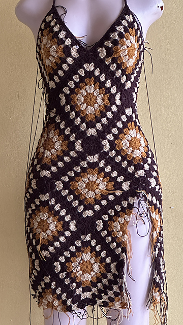 Granny square dress