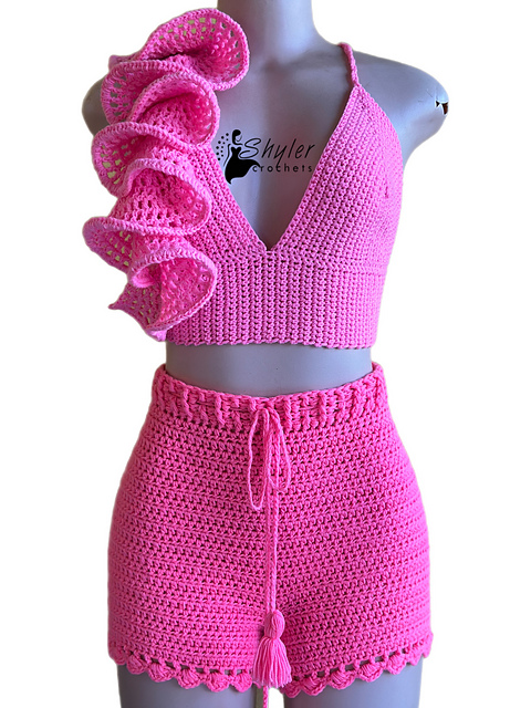 Ruffle bralette top