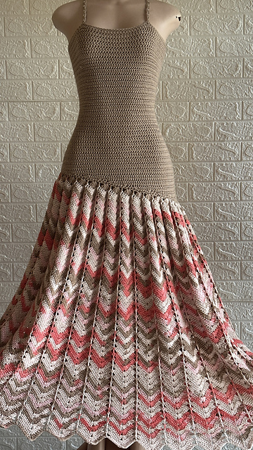 Pleated Ruffle Pattern Ravelry: Pleated ruffle dress pattern by Shylercrochets