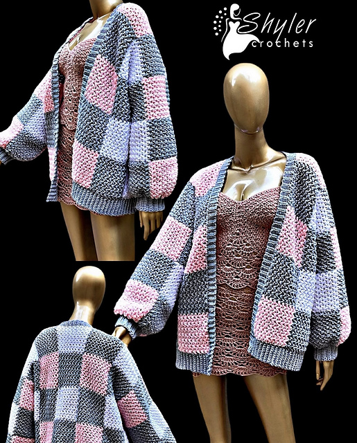 Patchwork cardigan