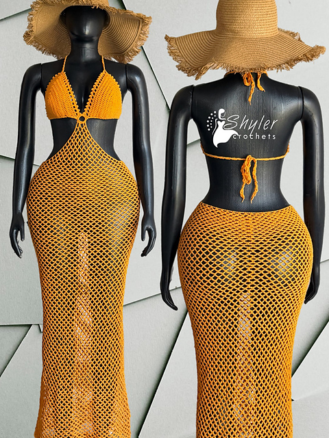 Cut out beach cover up dress